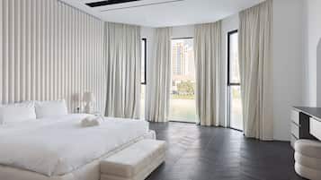 Villa Exclusive, 5 camere da letto, piscina privata, di fronte alla spiaggia | 5 camere, biancheria in cotone egiziano