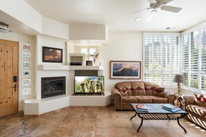 Smart TV, books, stereo, printers