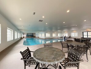 Indoor pool, outdoor pool