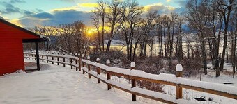 Big Horn - On the Elk River with view of Mt. Zirkel