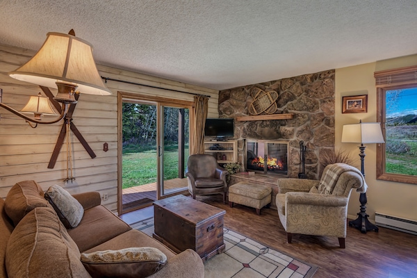Smart TV, chimenea