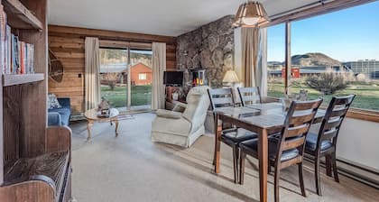 Cozy cabin with hot tub, pool, tennis courts, and pet friendly!