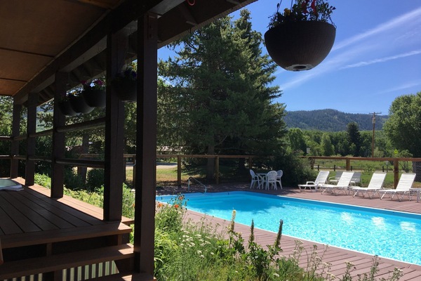 Una piscina climatizada