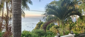 studio apartment with ocean views and swimming pool .