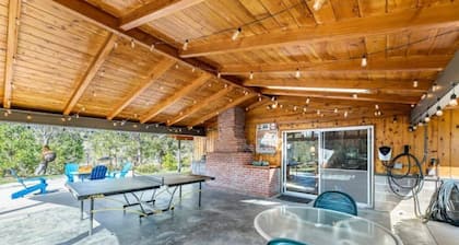 Fir Cabin Bass Lake:EV Charger,Secluded,Patio