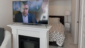 1 sovrum, strykjärn/strykbräda, gratis wi-fi och sängkläder