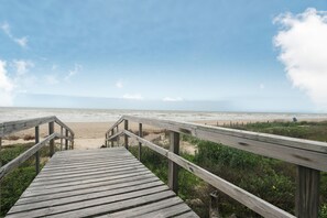 On the beach