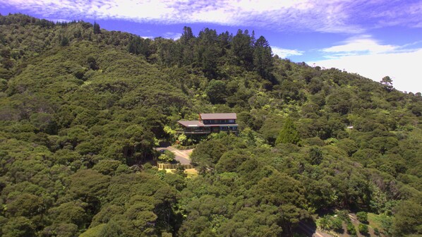 Façade de l’hébergement