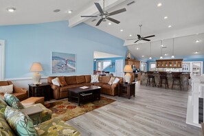TV - Atabey-Amazing Home! Private pool, 2 hot tubs, elevator, rec room, ocean views! (Corolla)