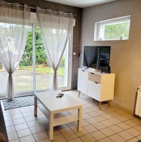 Maison individuelle en bord de mer.