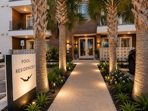 Exterior detail - Pool View, Resort Pools, Golf Cart Boardwalk to the Beach (Port Aransas)