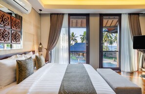 Premium bedding, pillowtop beds, minibar, in-room safe - Sundancer Residences & Villas Lombok (Sekotong Barat)