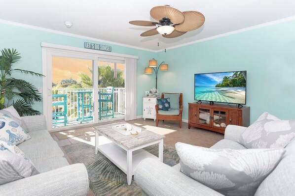 Smart TV, DVD player, books, printers