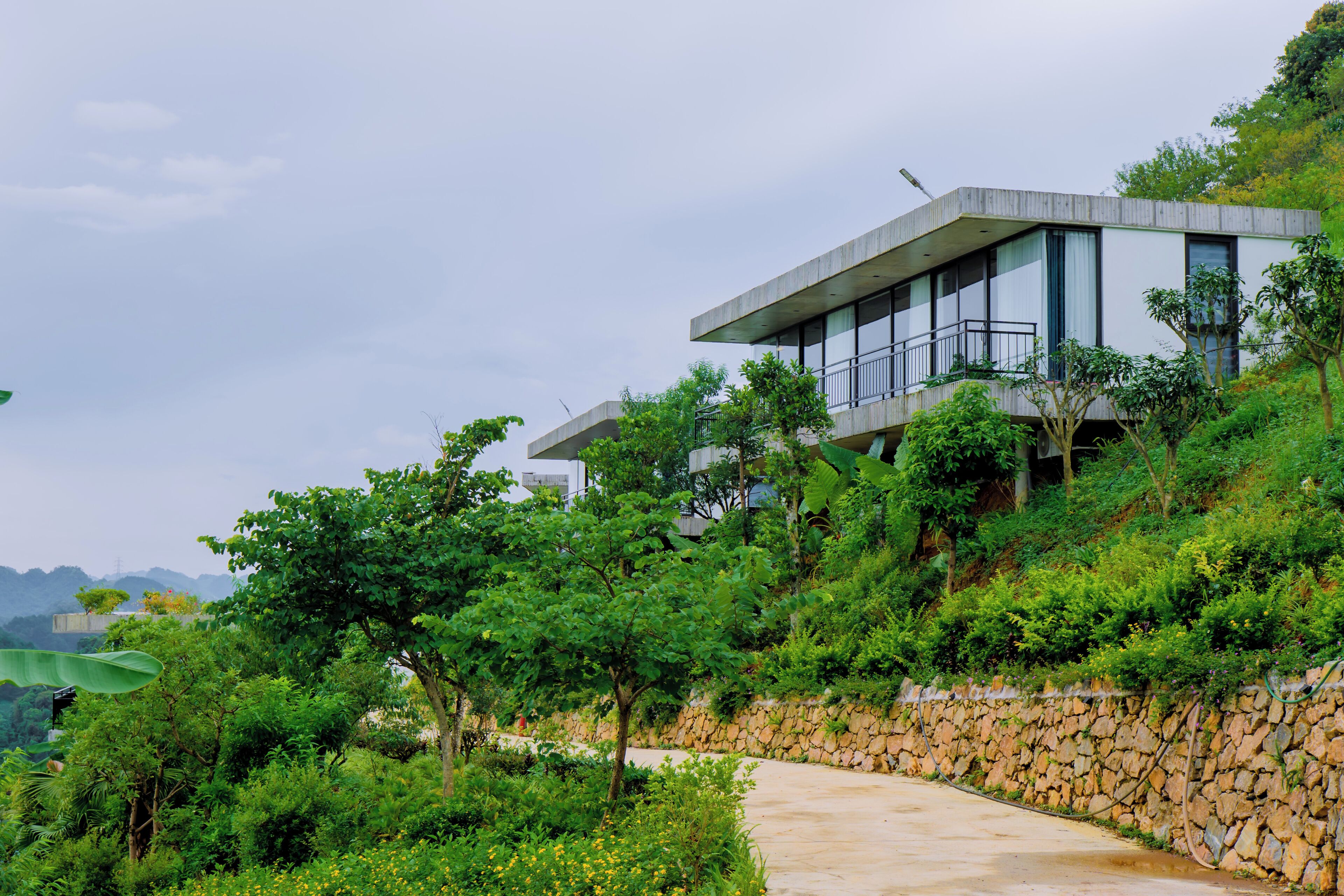 Fachada de la propiedad