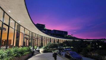 Front of property – evening/night