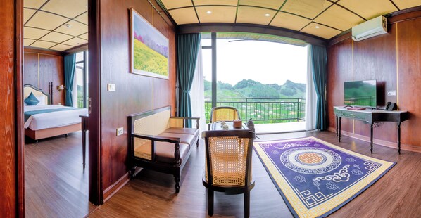 Deluxe Bungalow, Balcony, Mountain View | 1 bedroom, in-room safe, desk, laptop workspace - Vigolando Van Ho Resort (Van Ho)