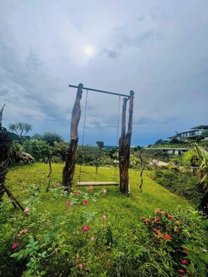 Blick von der Unterkunft