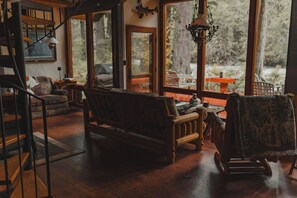 Interior - North Cascades Getaway – Off-Grid Riverside Cabin with Wood-Fired Hot Tub (Marblemount)