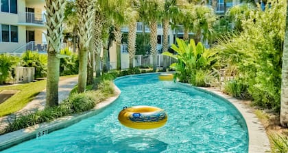 A place in paradise with pool, hot tub, gym, balcony, & central AC