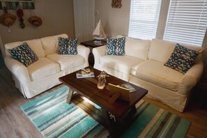 Smart TV, DVD player, books