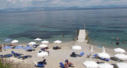 Villa Margarita on the beach.