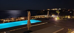 Outdoor pool - Golden View Villa in Golden Beach With Private Swimming Pool (Paros)