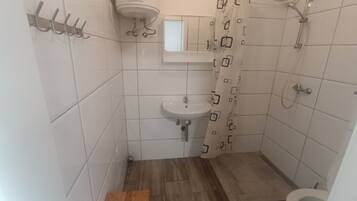 Towels, soap, toilet paper