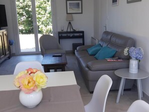 TV connectée, cheminée