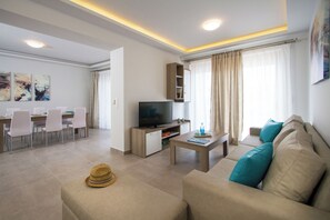 Living area - Enali Villas-Villa Artemi (Κίσσαμος)