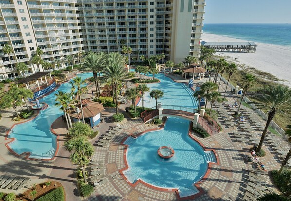 Indoor pool, outdoor pool