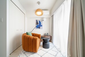 Apartamento, 1 cama de matrimonio | 1 dormitorio, cortinas opacas, wifi gratis