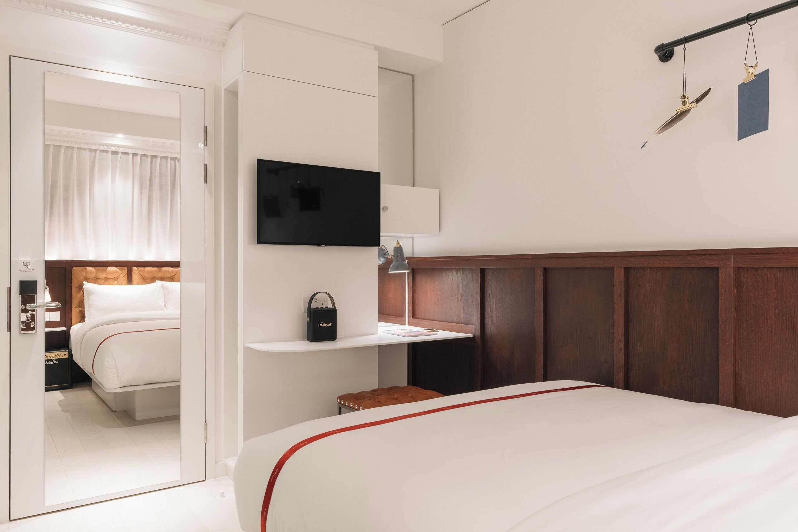 Hypo-allergenic bedding, in-room safe, desk, laptop workspace