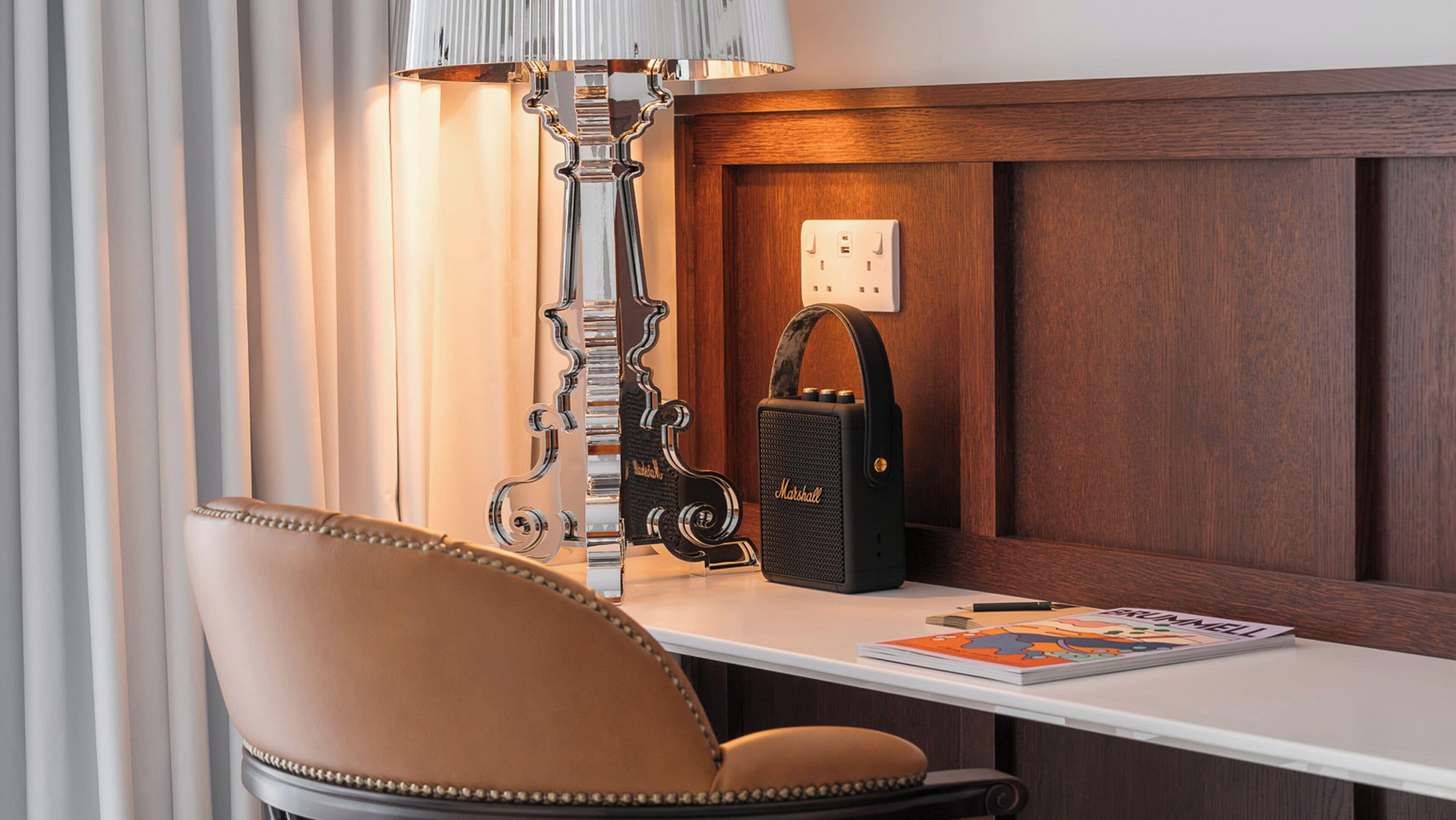 Hypo-allergenic bedding, in-room safe, desk, laptop workspace