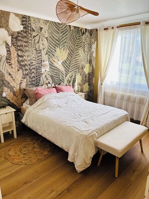 2 soverom, strykejern/-brett, wi-fi (inkludert) og sengetøy