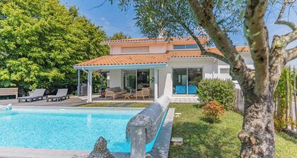 Relaxante villa St Martin avec piscine