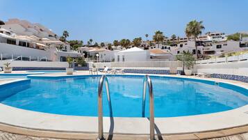 Una piscina riscaldata