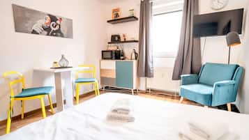 1 Schlafzimmer, Schreibtisch, Bügeleisen/Bügelbrett, WLAN