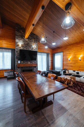 Nhà gỗ Superior | Bếp riêng | Tủ lạnh nhỏ 