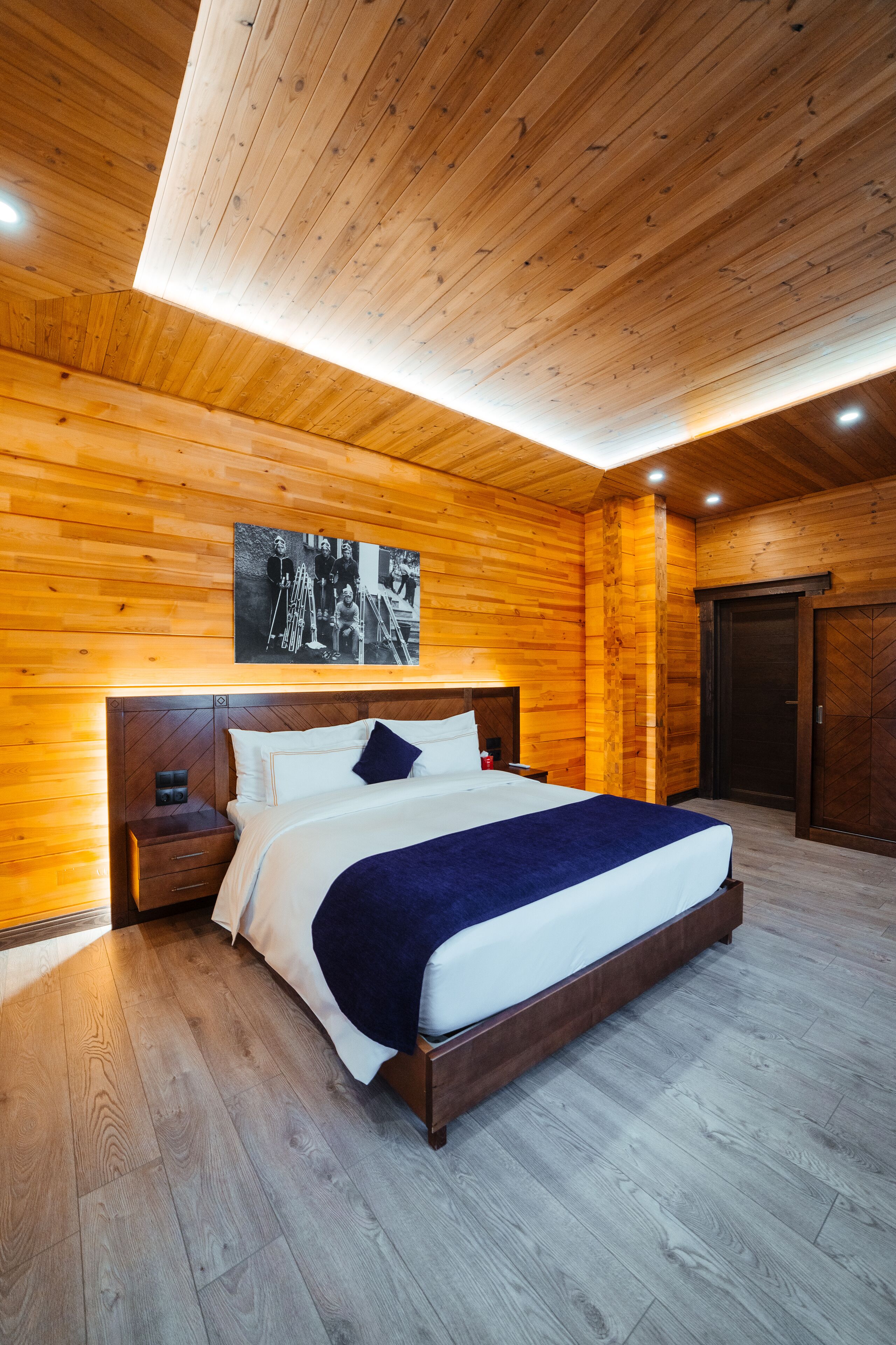 Chalet Superior | Seprai premium, bantalan ekstra lembut, minibar, dan brankas