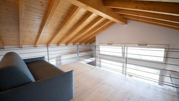 Comfort Apartment, 2 Bedrooms | Living area | 20-inch TV with digital channels
