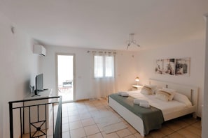 1 Schlafzimmer, Bügeleisen/Bügelbrett, kostenloses WLAN, Bettwäsche