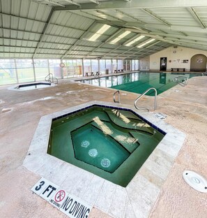 Indoor pool, a heated pool