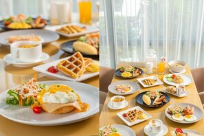 Kontinental frokost hver dag (THB 200 per person)