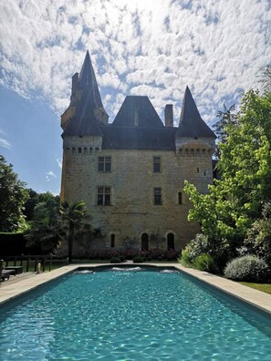 Outdoor pool - Château de Clerans (Saint-Léon-sur-Vézère)