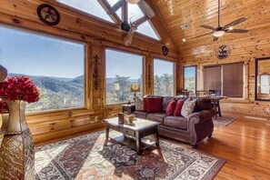 Televisión, chimenea