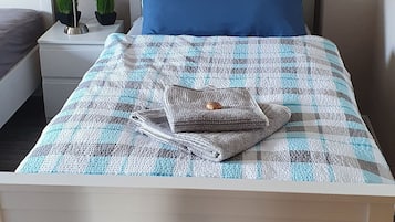 2 slaapkamers, een bureau, gratis wifi, beddengoed