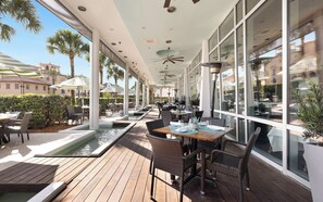 Outdoor dining - Seagrove Beach Home + Private Pool, & Bikes (Santa Rosa Beach)