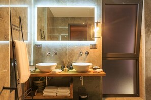 Shower, hair dryer, towels - Luxury Villa Krk Baska I with Heated Pool (Baska)