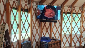 Room - Redarrow rustic yurt  in the Adirondacks,  Gore Mt. 15 mins, jug water supplied (Minerva)
