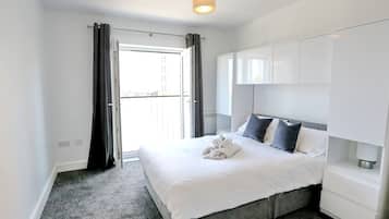 2 soverom, strykejern/-brett, wi-fi (inkludert) og sengetøy